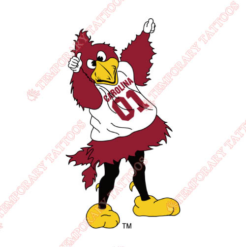 South Carolina Gamecocks Customize Temporary Tattoos Stickers NO.6195